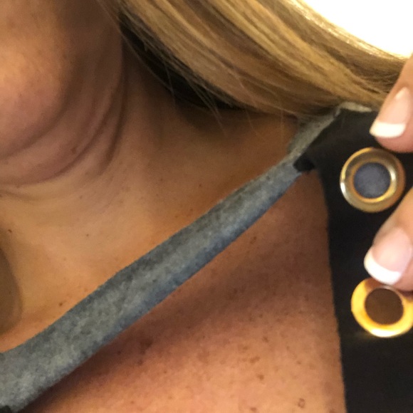 VSB Charcoal Slate Embellished Top - Picture 3 of 3